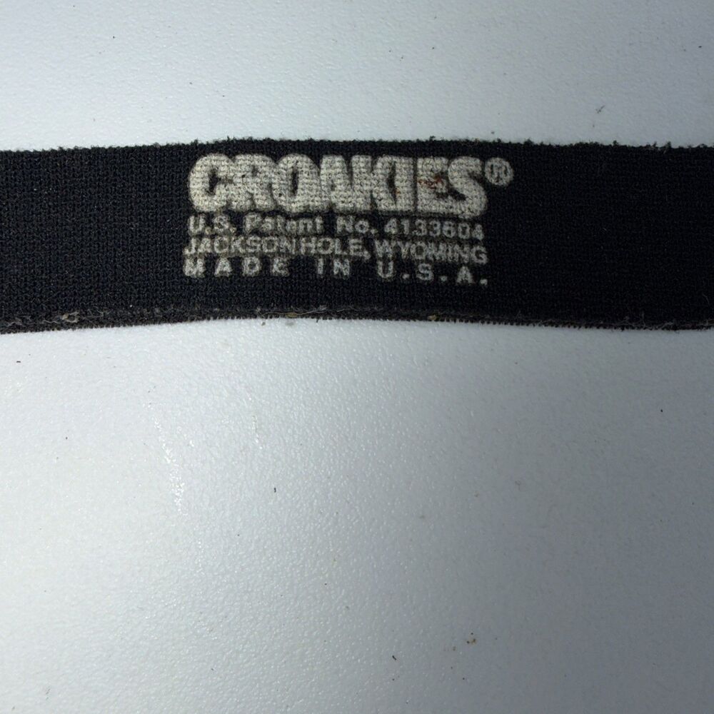 Croakies Original Sport Eyewear Retainer 15” Made in USA Vintage Jackson Hole WY
